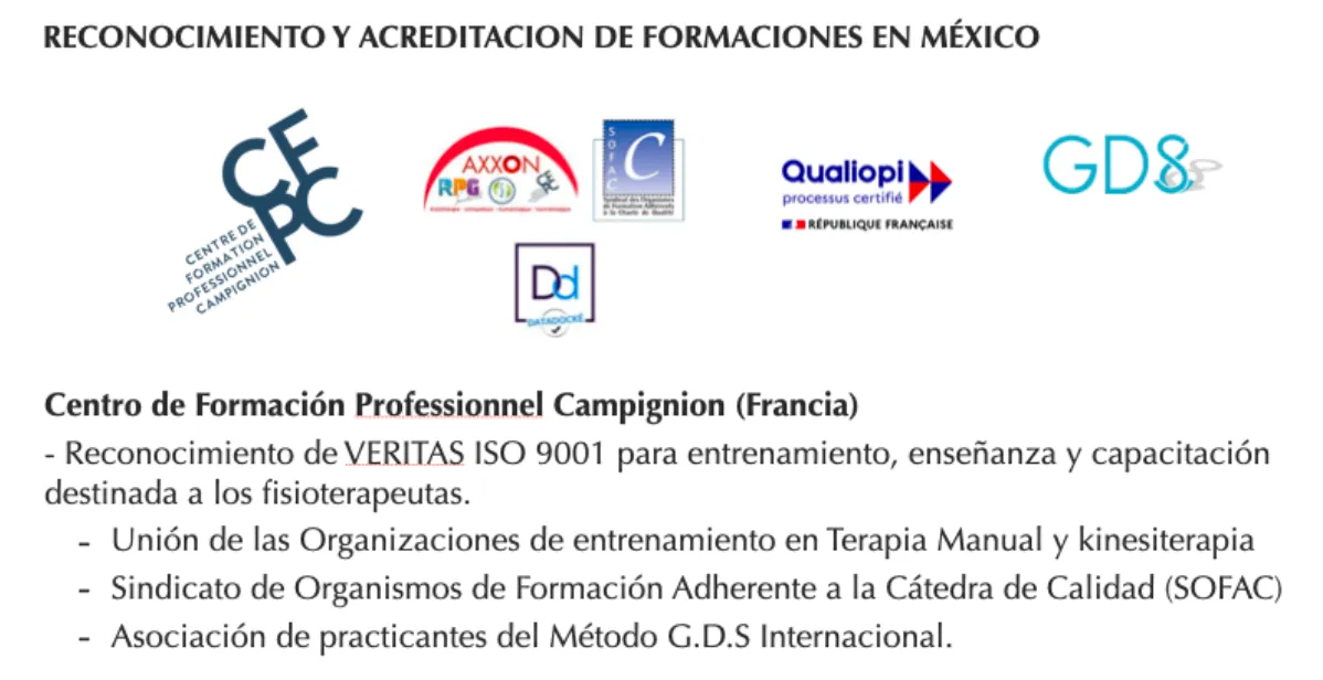 quien avala esta formacion